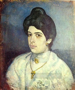 パブロ・ピカソ Painting - 肖像画 コリーナ・ロメウ 1902年 パブロ・ピカソ